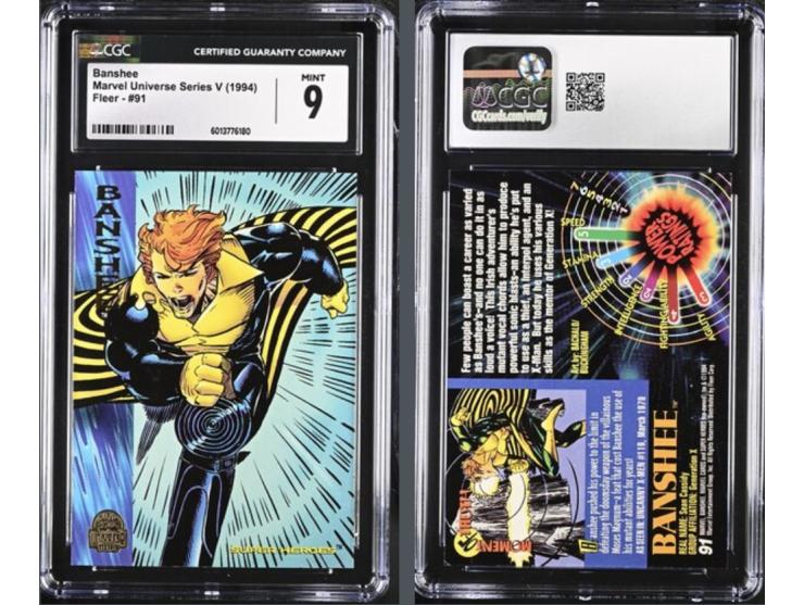 This curated set of four cards is a magnificent visual feast, paying homage to the peak era of the 1994 Marvel Universe Serie